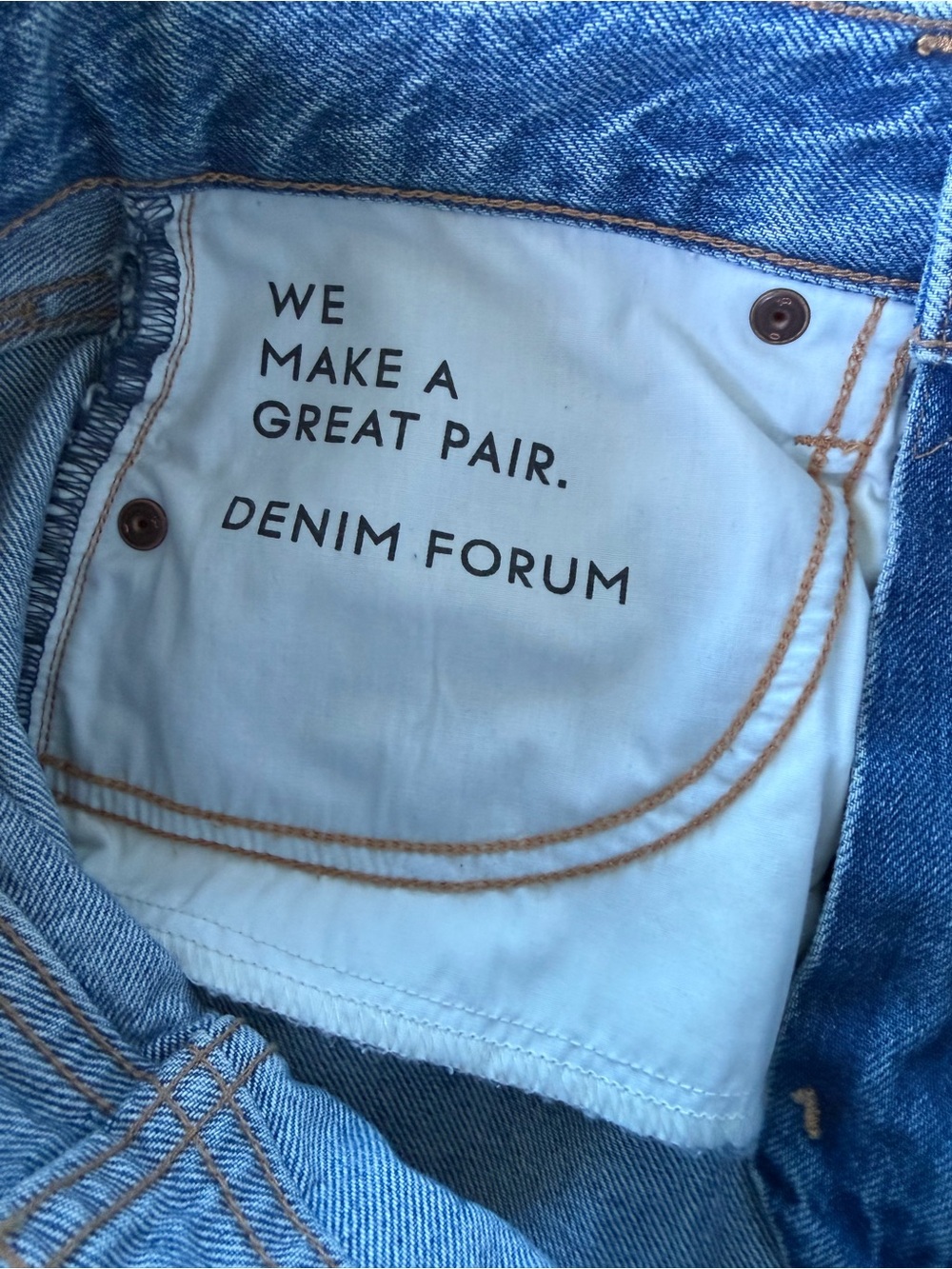 Aritzia Midi Denim Forum skirt sz 24 - Picture 5 of 12